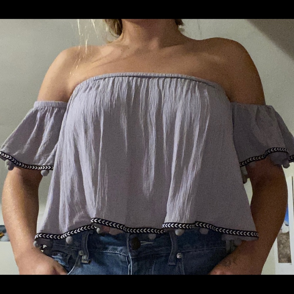 Off the shoulder top!